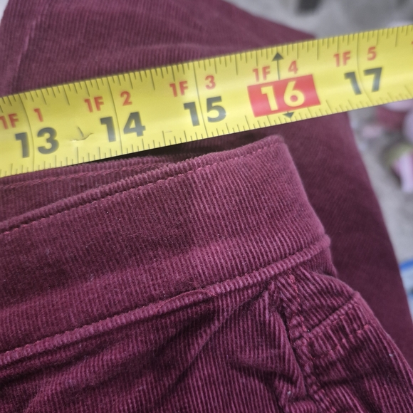 LOFT Deep Red Corduroy Trousers - Picture 8 of 9